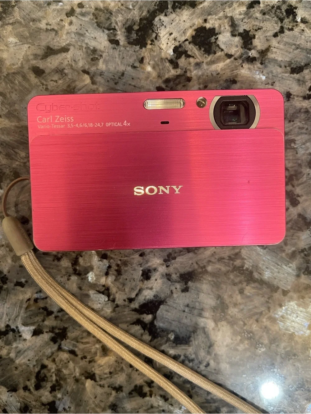 Pink Sony Cybershot DSC-T700 Camera with Battery and Battery Charger
